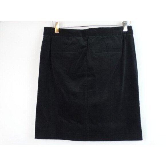 J. Jill Women's Skirt Size 4 Black Velvet Velour Pencil Skirt J.Jill - Picture 6 of 8